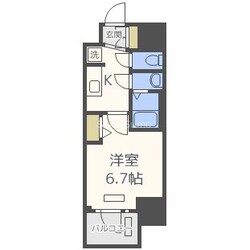 プレサンス新町ウィズジョイの物件間取画像